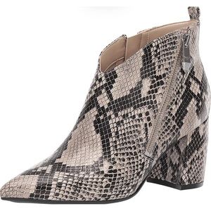 Marc Fisher • Fretta Snake Print Bootie BRAND NEW